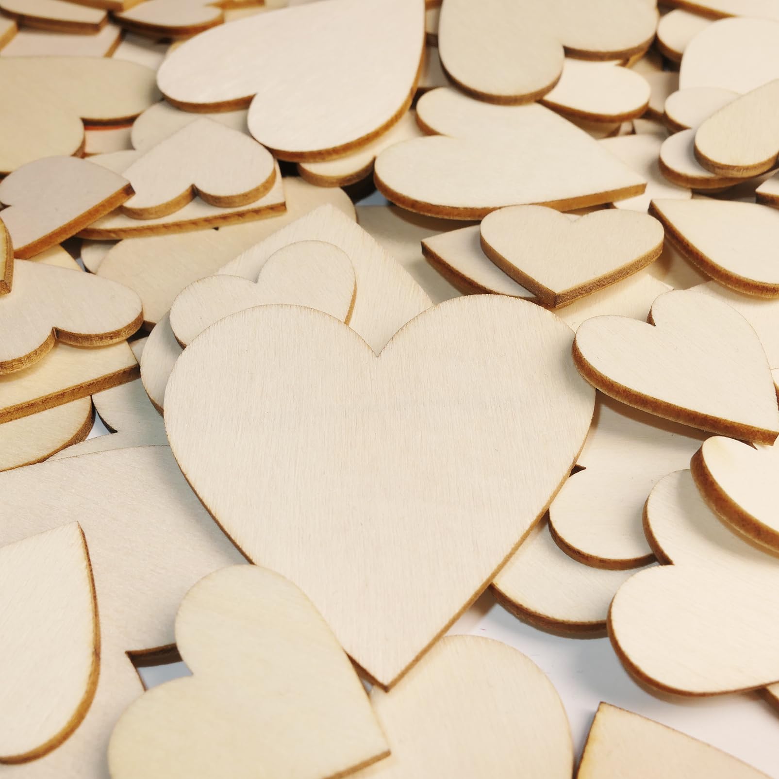 HADDIY Small Wood Hearts for Crafts,175 Pcs Different Size Unfinished –  WoodArtSupply